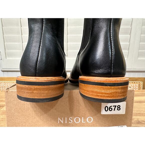 Nisolo Carmen Chelsea Boot Black Leather Size 6.5/7 NIB Versatile Elegant Rugged - Picture 11 of 15